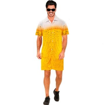 Øl kostume med shorts og skjorte 