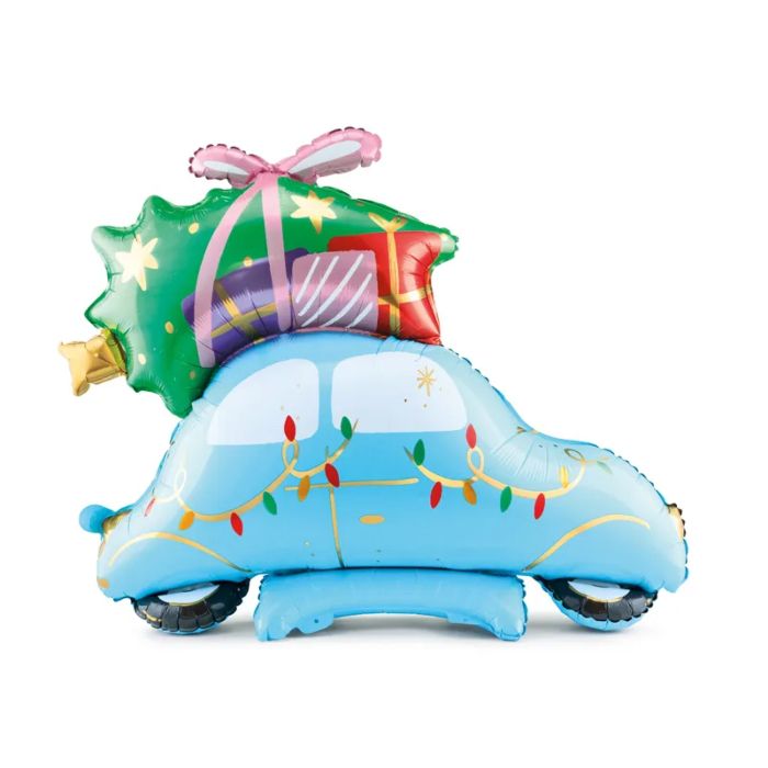 Jule folieballon jule bil 102x100 cm