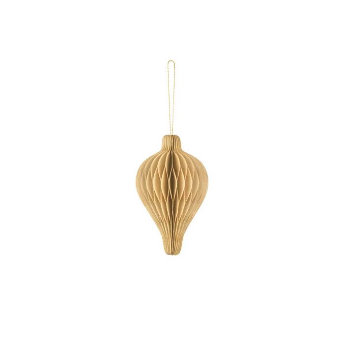 Honeycomb Udsmykning i Beige 12x8 cm