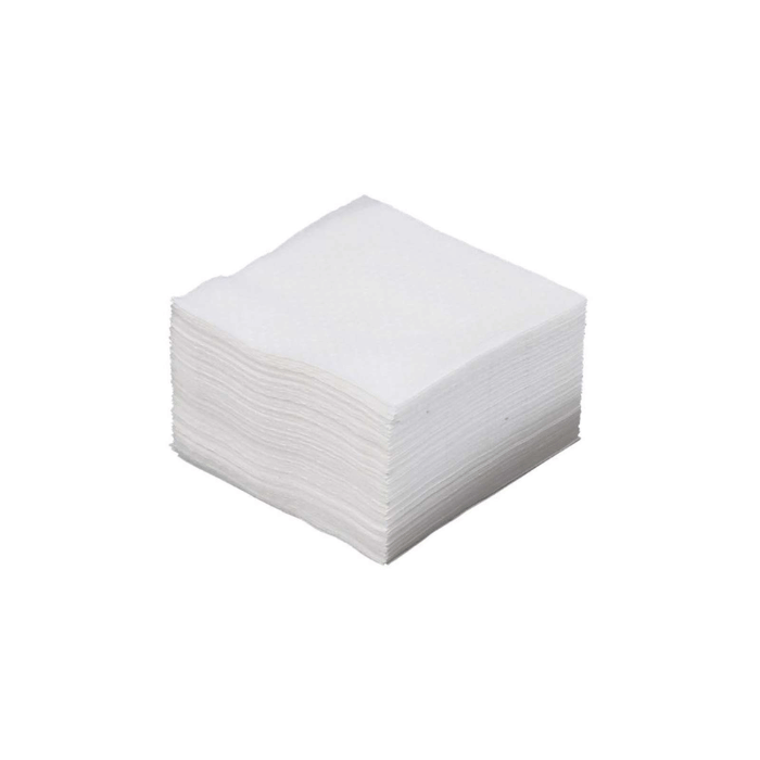 Hvide servietter 2-lags 100x - 24x24 cm