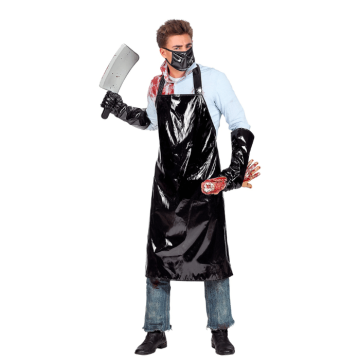 Uhyggelig slagter kostume - one size