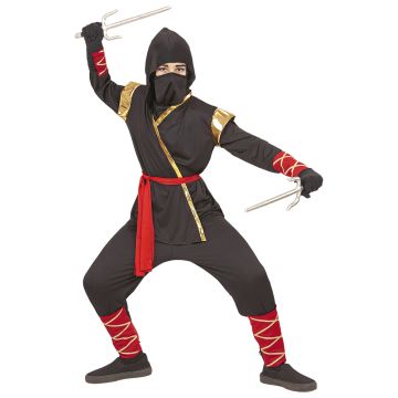 Ninjakriger kostume til drenge