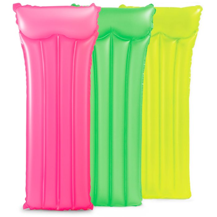 Luftmadras 183x76 cm i neonfarver