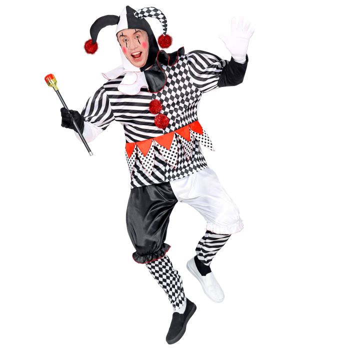 Harlekin-kostume til herrer