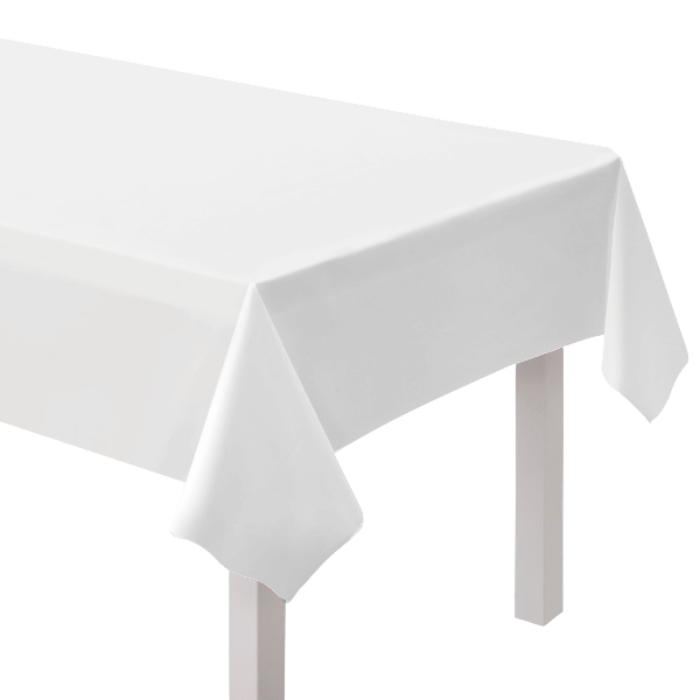 Hvid papirs dug - 120x180 cm