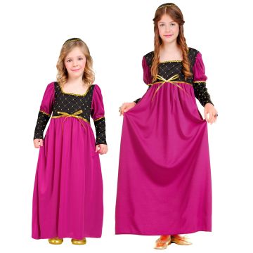 Dronningekostume til piger