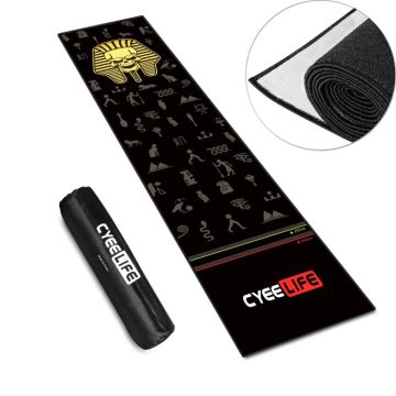 Dart beskyttelsesmåtte med farao motiv 295x65 cm