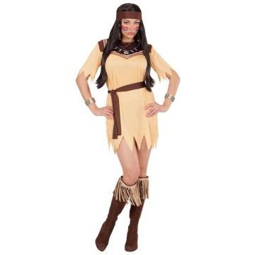 Indianer Kjole Kostume - 3 dele