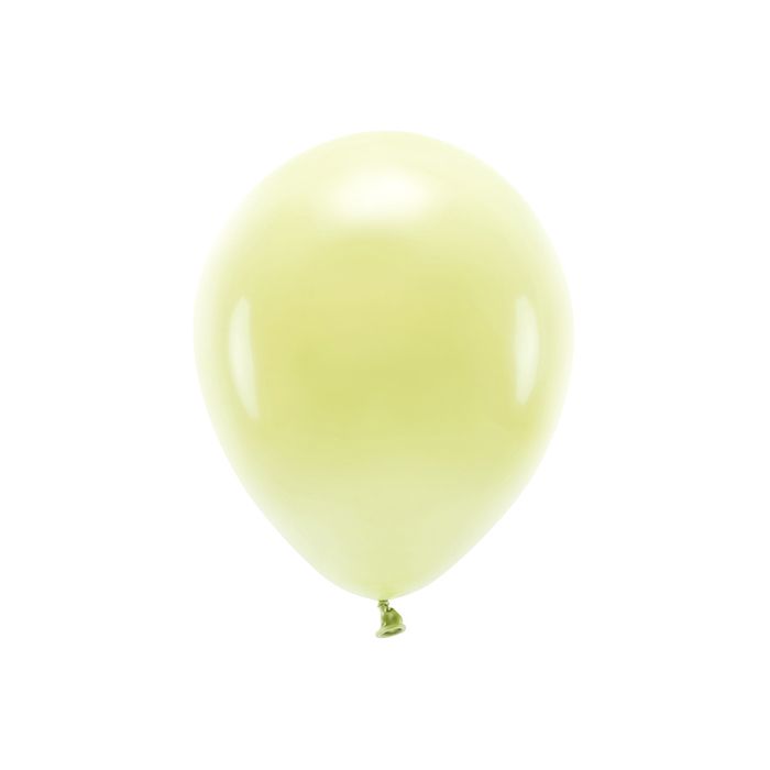 Pastel Lys Gul Balloner 10x - 27 cm
