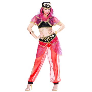 Harem-danser kostume til dame