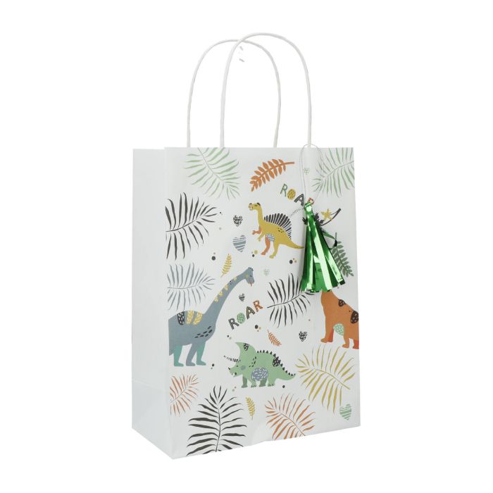 Gaveposer med dinosaur motiver 6x - 27x20 cm