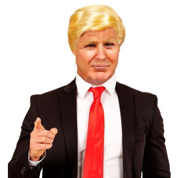 Præsident paryk blond - onesize