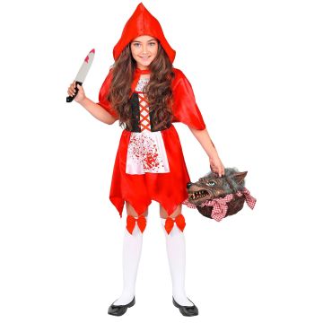 Zombie rødhætte kostume til piger