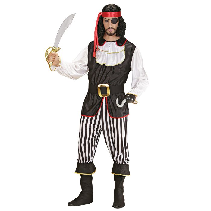 Elegant pirat kaptajnkostume til herrer