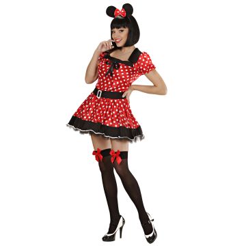 Musekostume med underkjole til kvinder