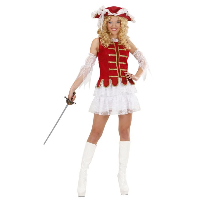 Musketerpige kostume til damer