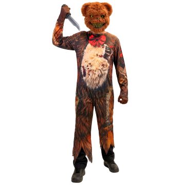Zombie bjørn kostume til børn i brun