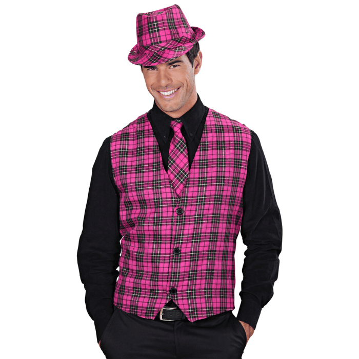 Pink ternet vest