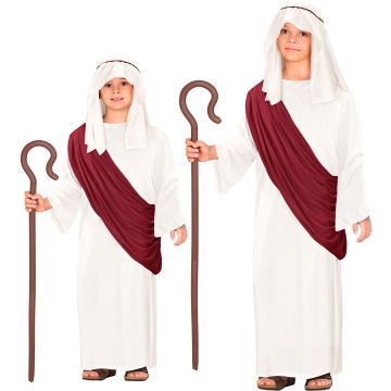 Messias kostume til drenge i hvid