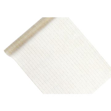 Organza Bordløber i Guld Striber - 9 Meter