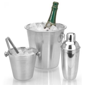 Bar serveringssæt rustfrit stål - 4 dele