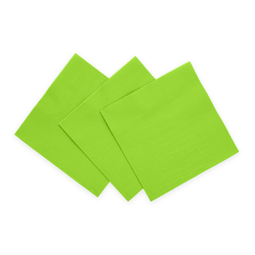 Lime grøn servietter 20x - 33x33cm