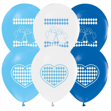 Oktoberfest balloner Bavaria print 30 cm 8x