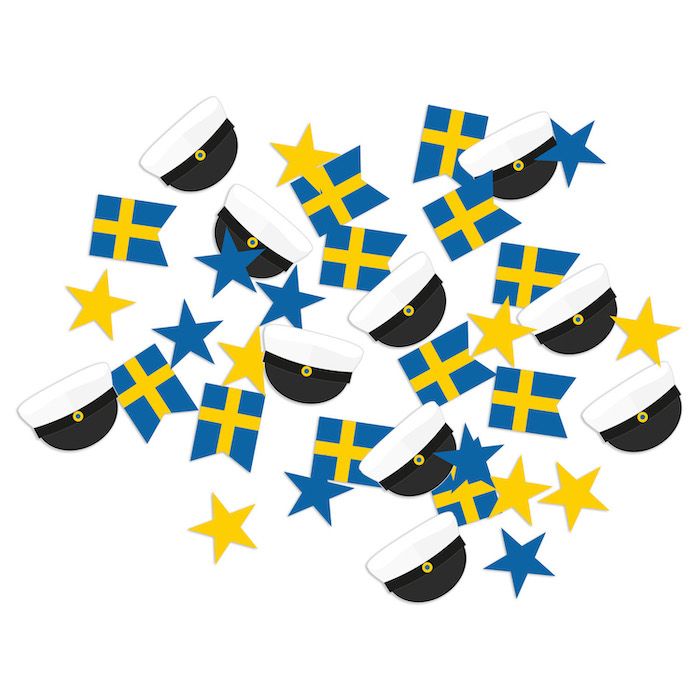 Svensk student konfetti - 15 g