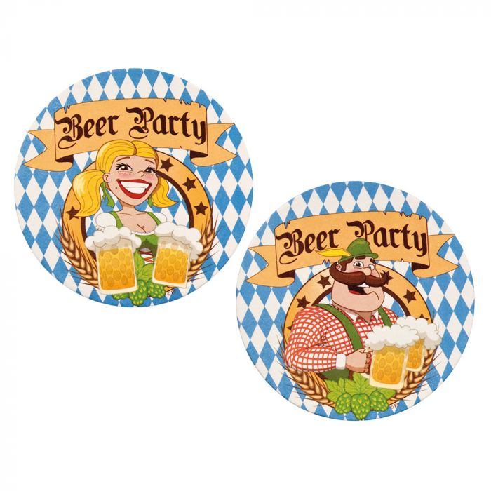 Oktoberfest glasbrikker 10x beer party 
