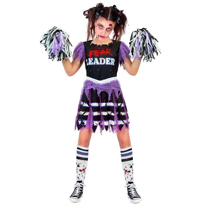 Zombie cheerleader kostume til piger
