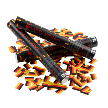 Tyskland konfettirør 40 cm PartyVikings Rektangulær konfetti 