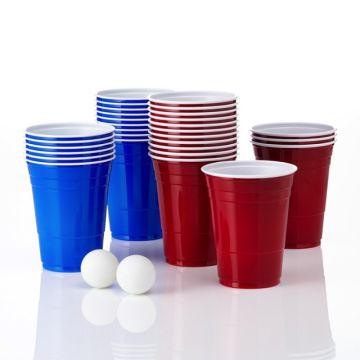 Beer Pong Pakke med 24x kopper og 2x bolde
