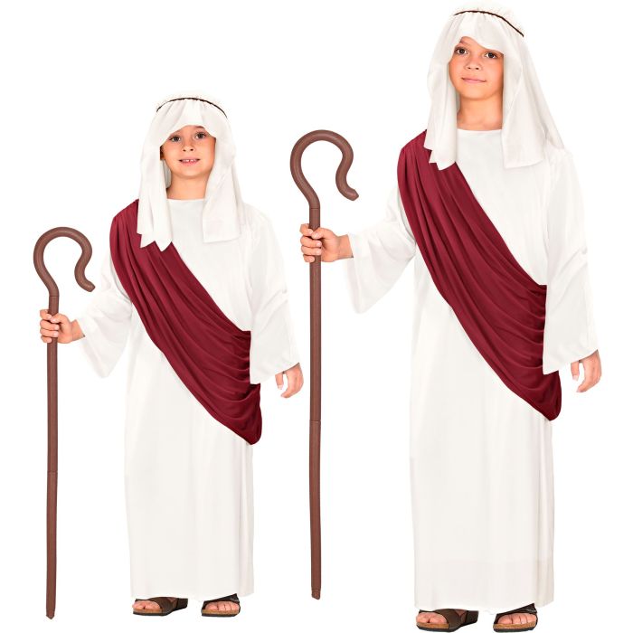 Messias kostume til drenge i hvid