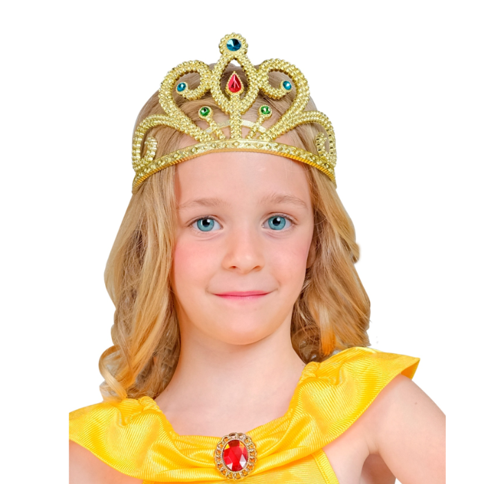 Guld tiara til børn
