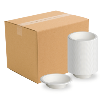 400 ml skåle 200x bionedbrydelig