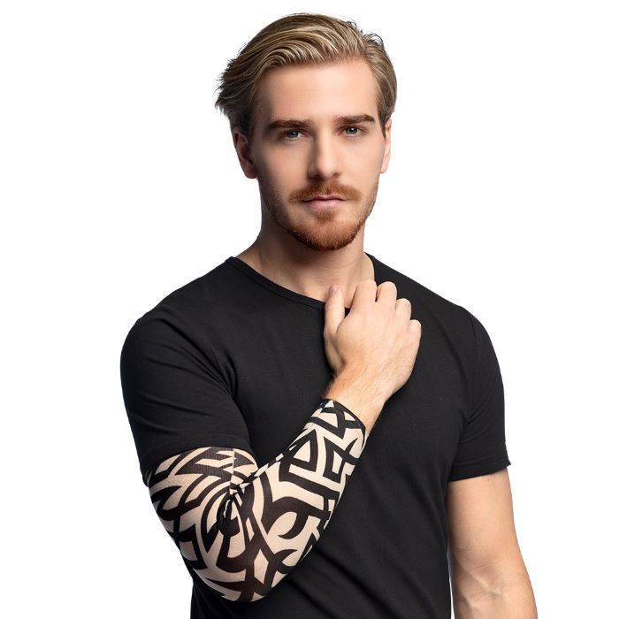 Tribal tatoverings ærme - 40 cm