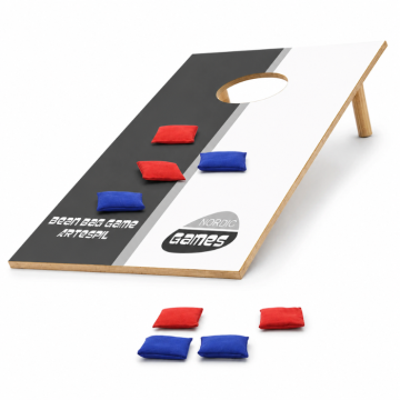 Nordic Games® Cornhole sort/hvid 60x30 cm