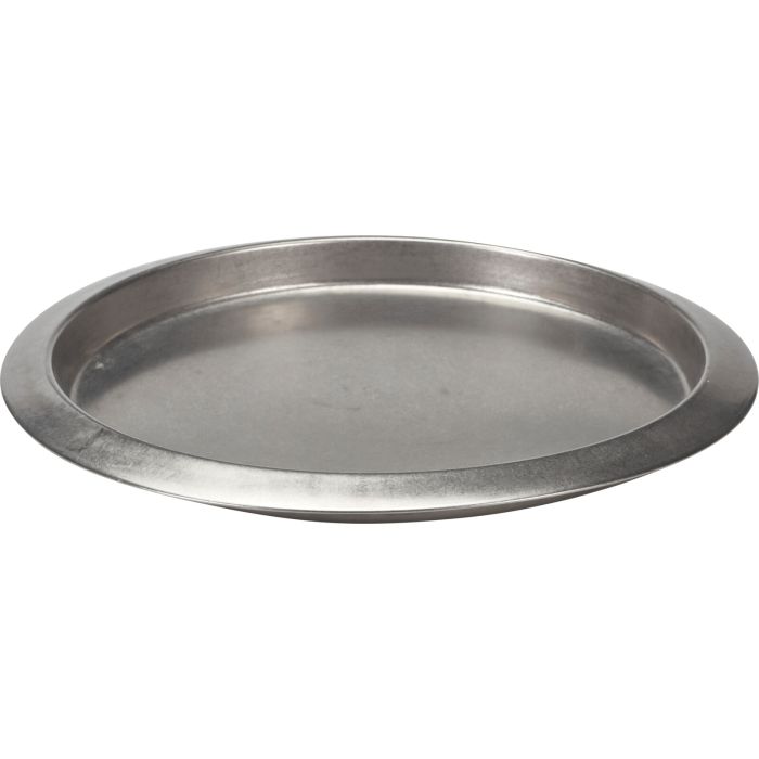 Rund serveringsbakke i rustfrit stål Ø 35 cm
