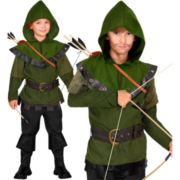 Robin Hood kostume til drenge - 2 dele