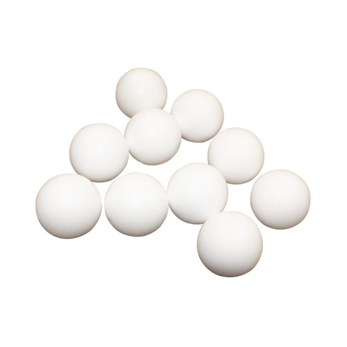 Bordfoldbolde hvid 10x 
