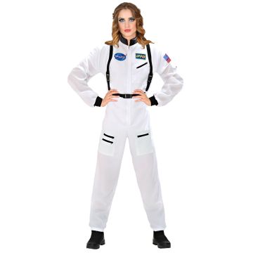Hvidt astronautkostume til damer