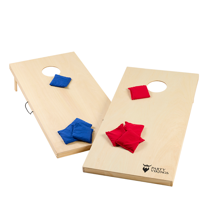 Cornhole sæt 120x60 (Officielle mål) - Inkl 8 kasteposer PartyVikings