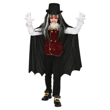 Gotisk vampyr kostume til børn
