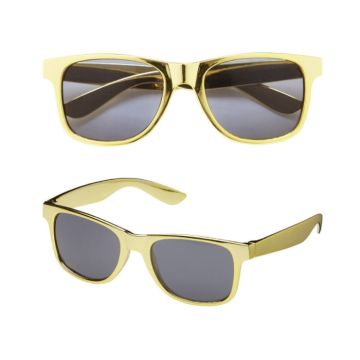 Solbriller Wayfarer guld - onesize