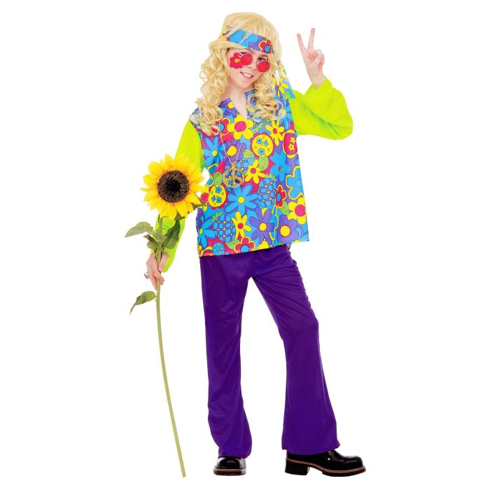 Hippie-sæt med pandebånd og halskæde til drenge