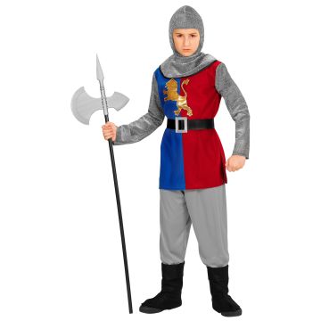 Kampklart ridderkostume til drenge