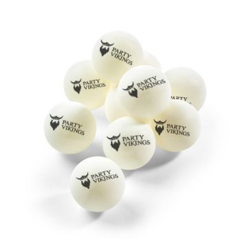 Bordtennis bolde 1-stjernet 100x PartyVikings - Beer pong bolde
