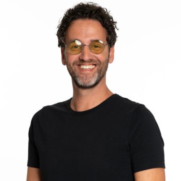 Runde Lennon solbriller gul