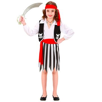 Sørøverpige kostume med vest