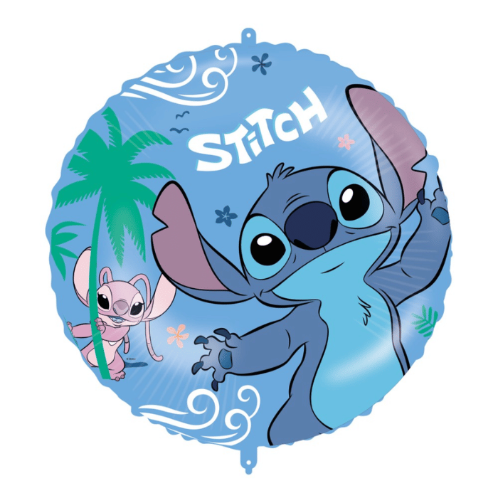 Stitch® og Angel folieballon - 45 cm